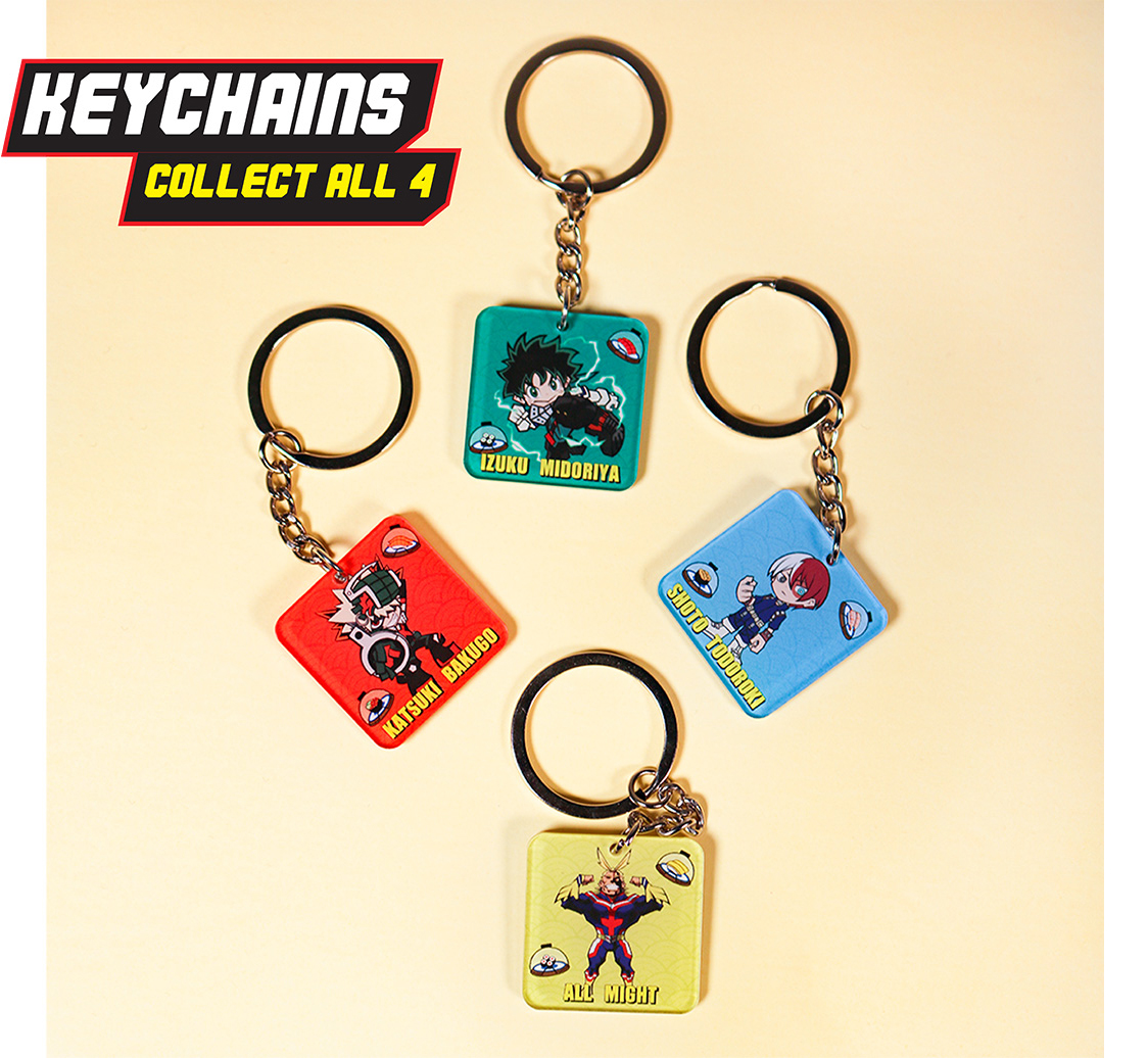 Keychains Collect All 4