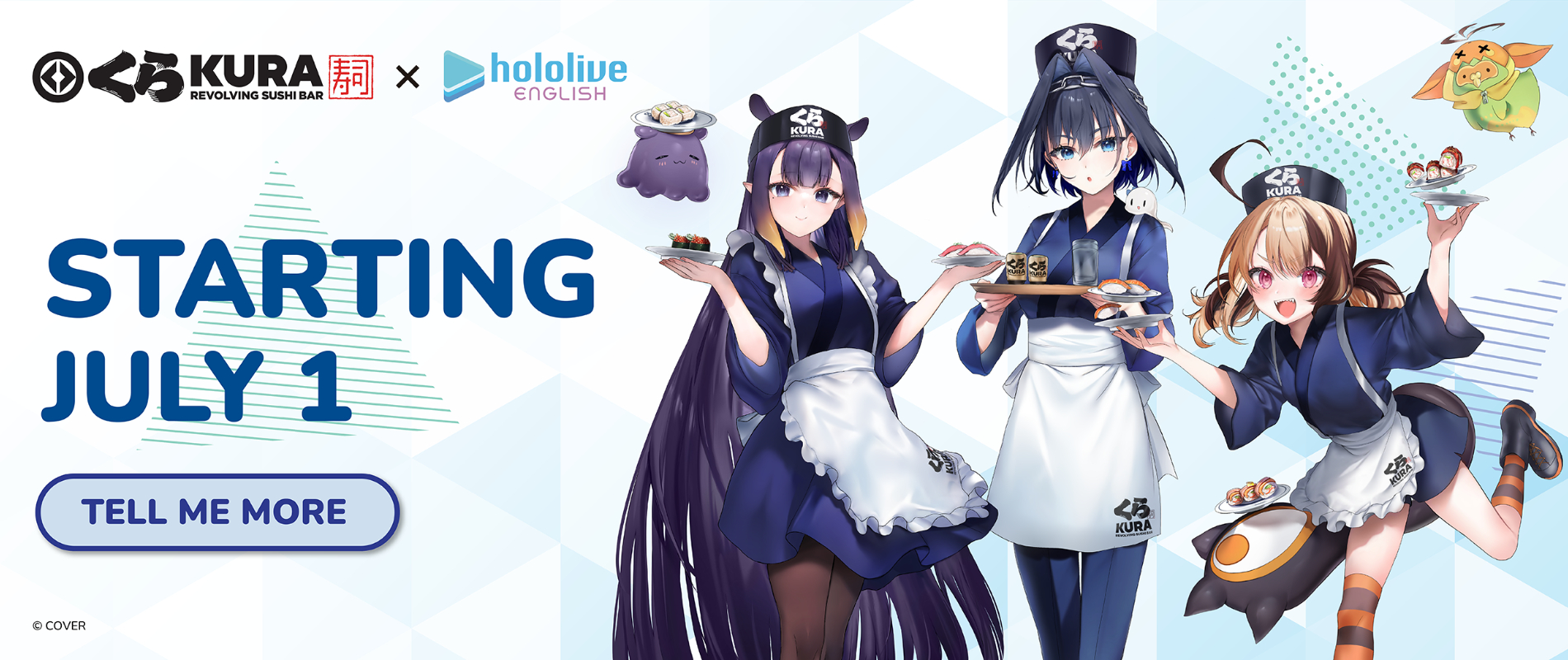 Hololive English Bikkura Pon Collaboration