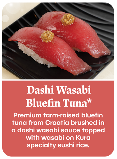 Dashi Wasabi Bluefin Tuna*