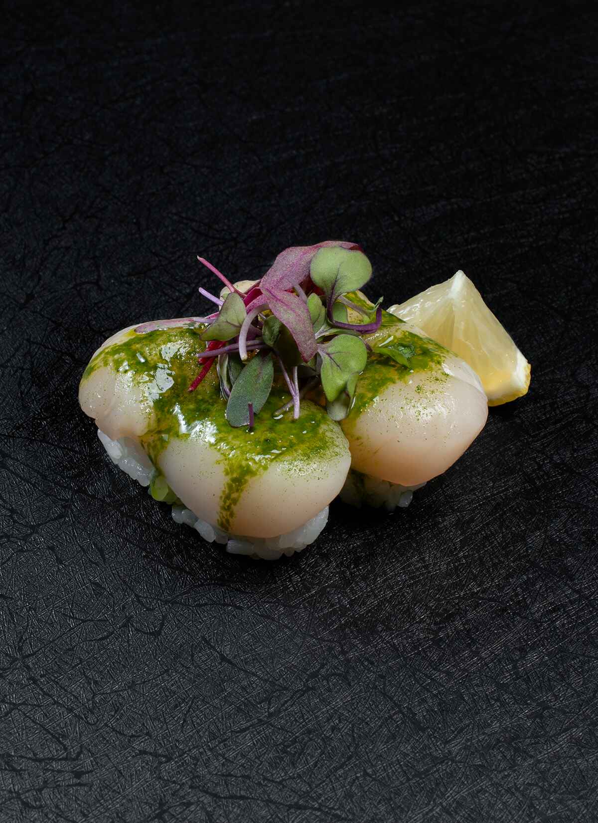 Matcha Scallop Carpaccio*