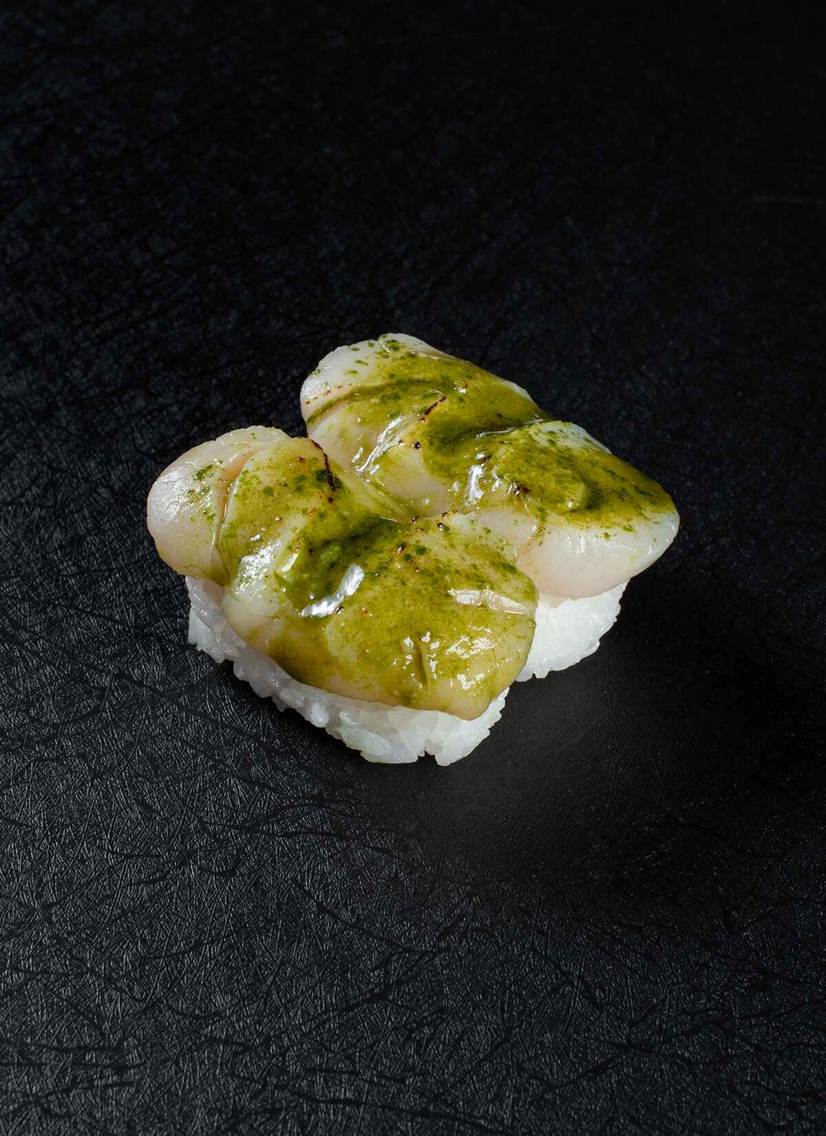 Seared Matcha Miso Scallop*