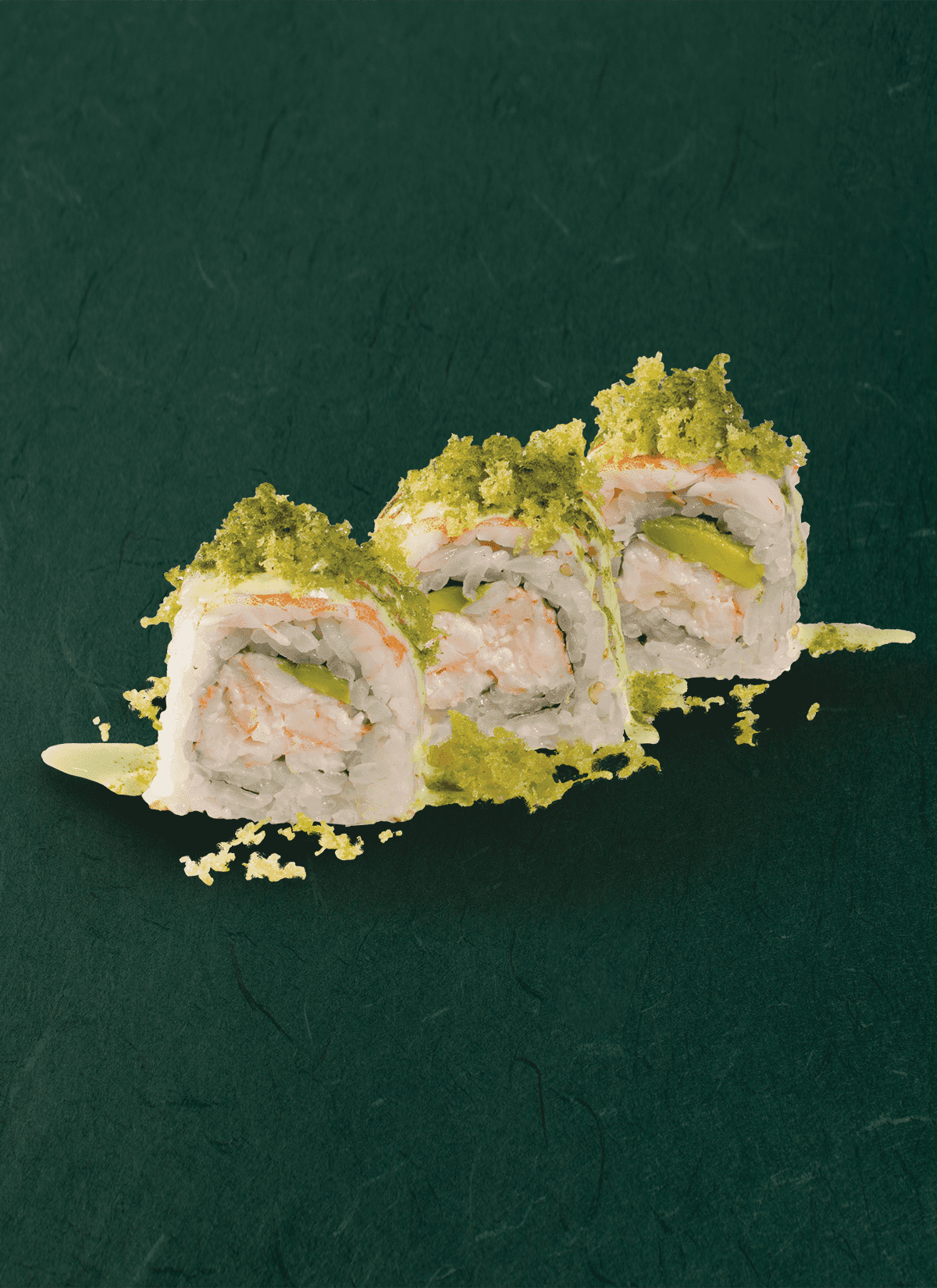 Matcha Crunchy Shrimp Roll