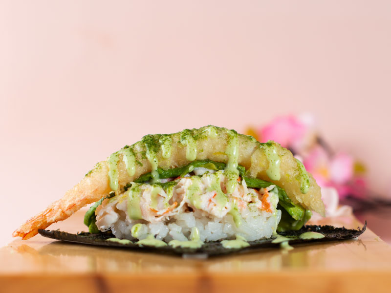 Matcha Crunchy Shrimp Taco