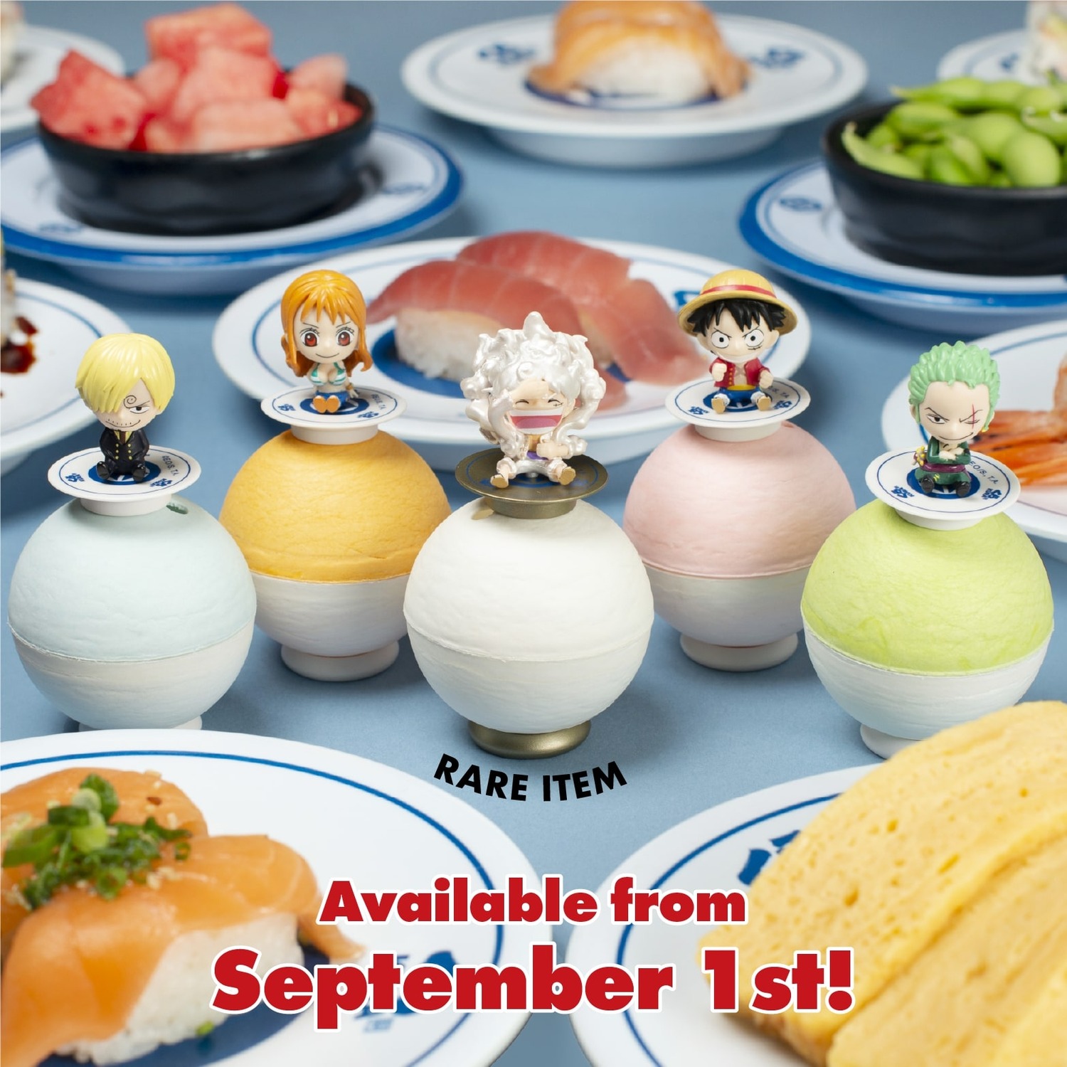 One Piece Bikkura Pon Collaboration | Kura Sushi | kurasushi.com