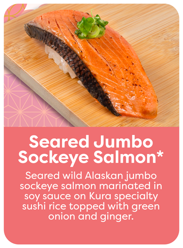 Seared Jumbo Sockeye Salmon*