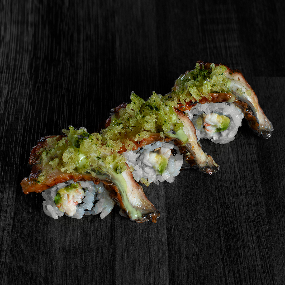 Matcha Crunchy Eel Roll