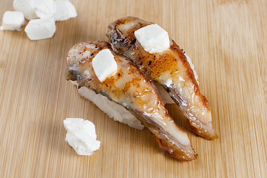 Seared Eel with Miso Cream Cheese