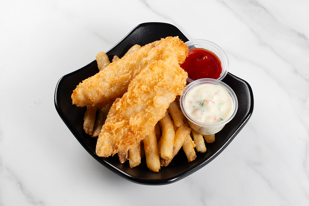 Crispy Cod Fish & Chips