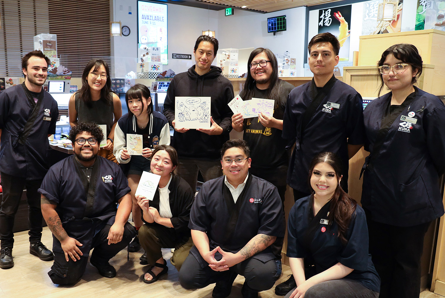 Creator Of We Bare Bears<sup>TM</sup> Visits Kura Sushi!