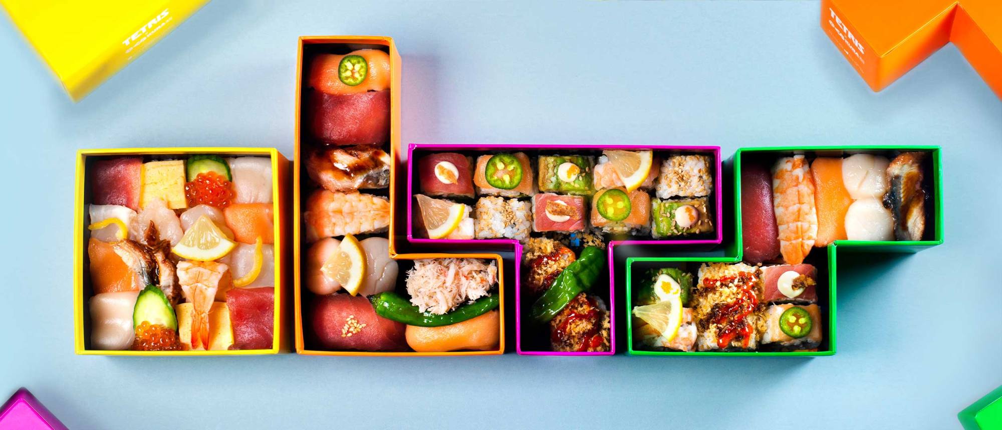 Tetris™ Sushi Boxes To-Go!