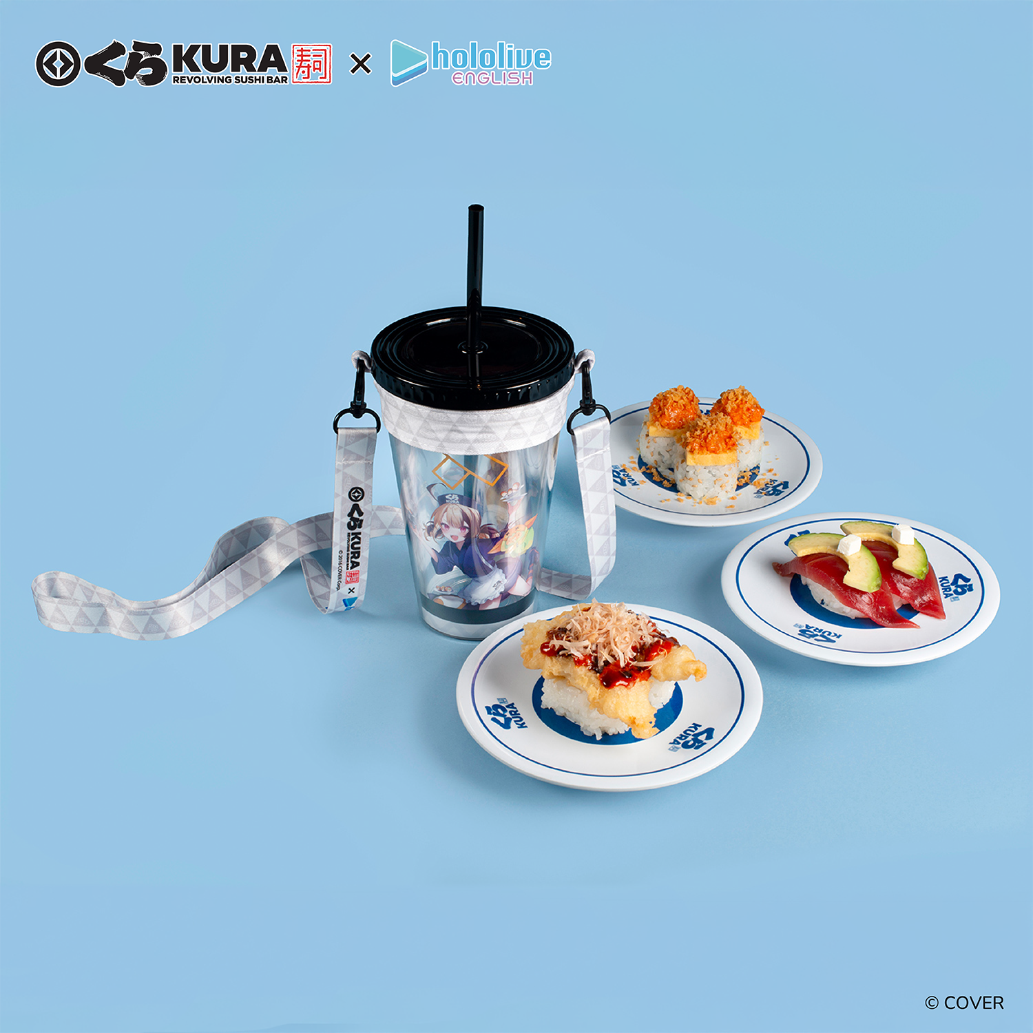 hololive English x Kura Sushi Collaboration