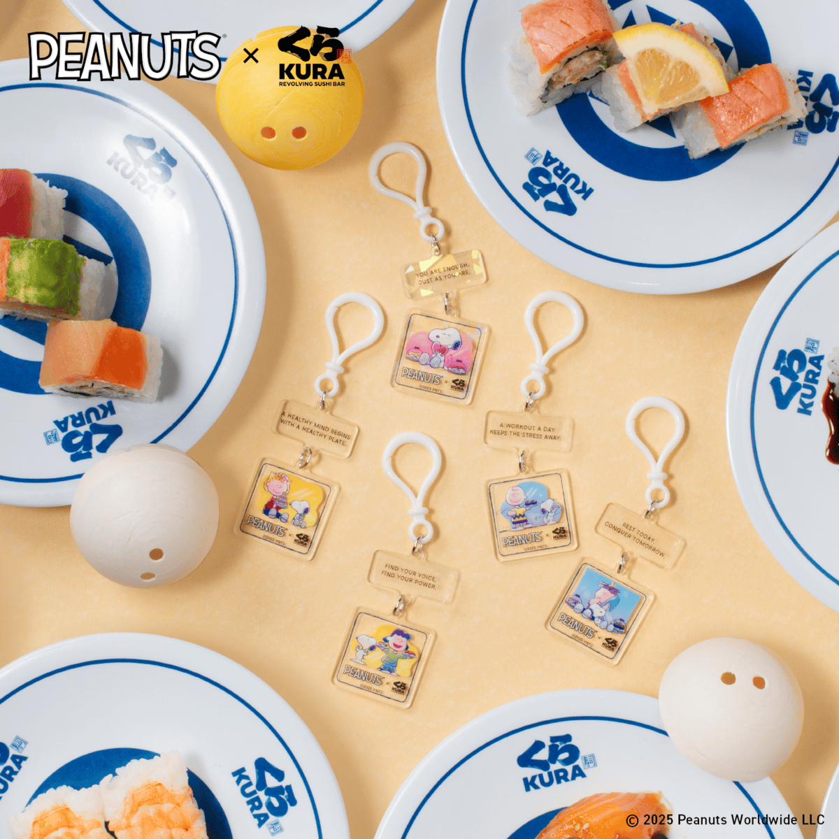 KURA SUSHI USA AND PEANUTS® DEBUT SECOND SERIES OF EXCLUSIVE COLLECTIBLES