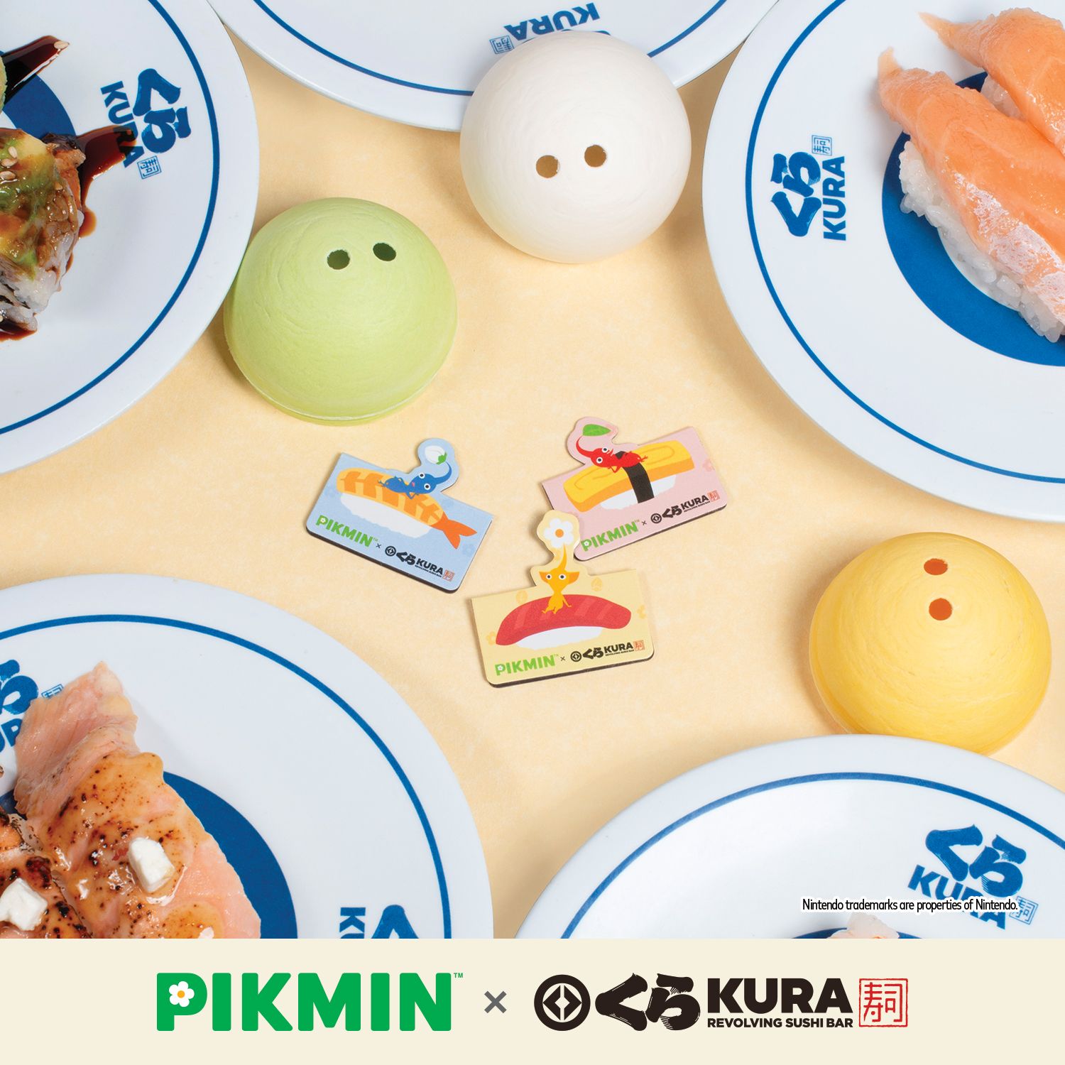 Photo by Emily J. Davis for Kura Sushi_Pikmin Bikkura Pon Collection_Magnetic Bookmark Collectibles_1