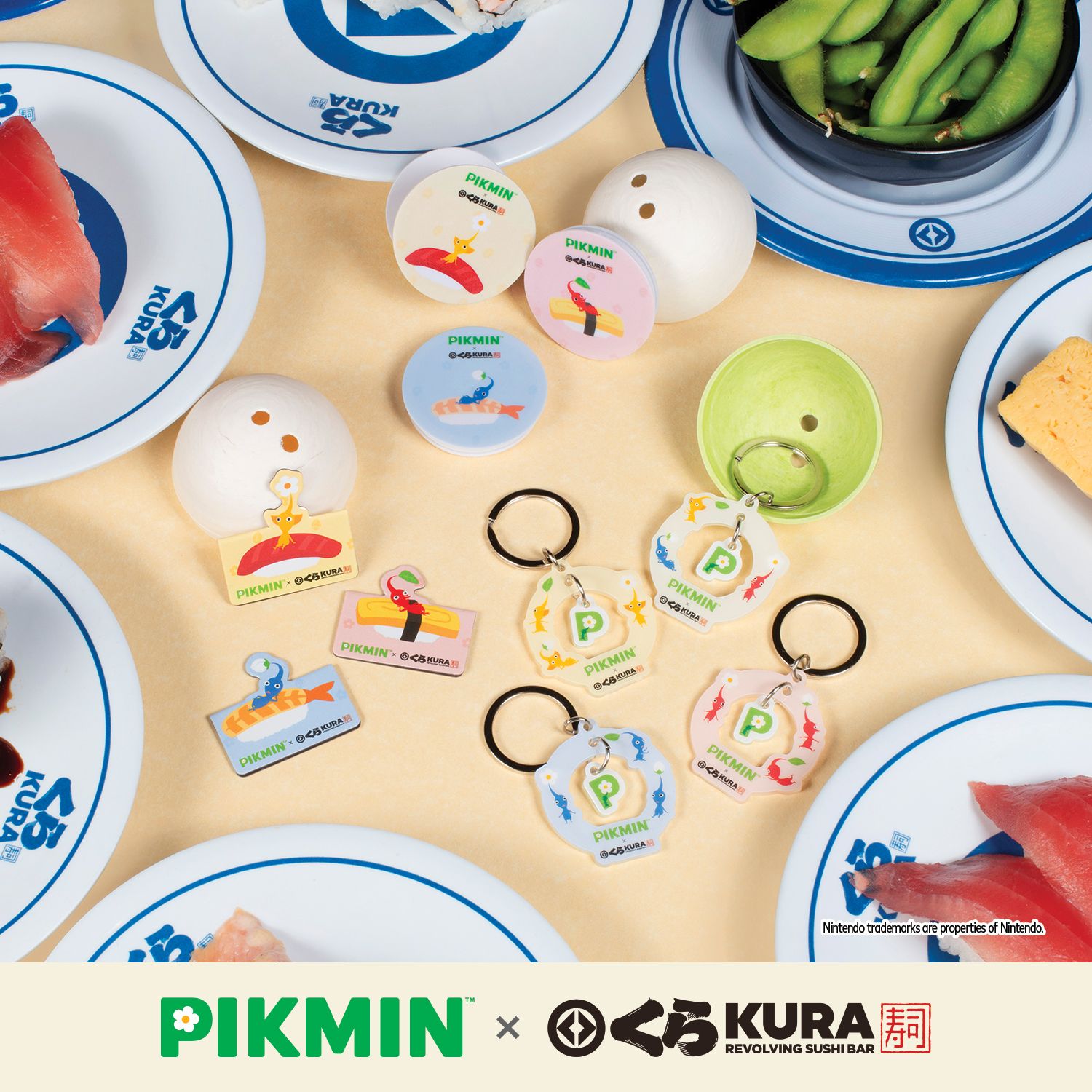 Photo by Emily J. Davis for Kura Sushi_Pikmin Bikkura Pon Collection