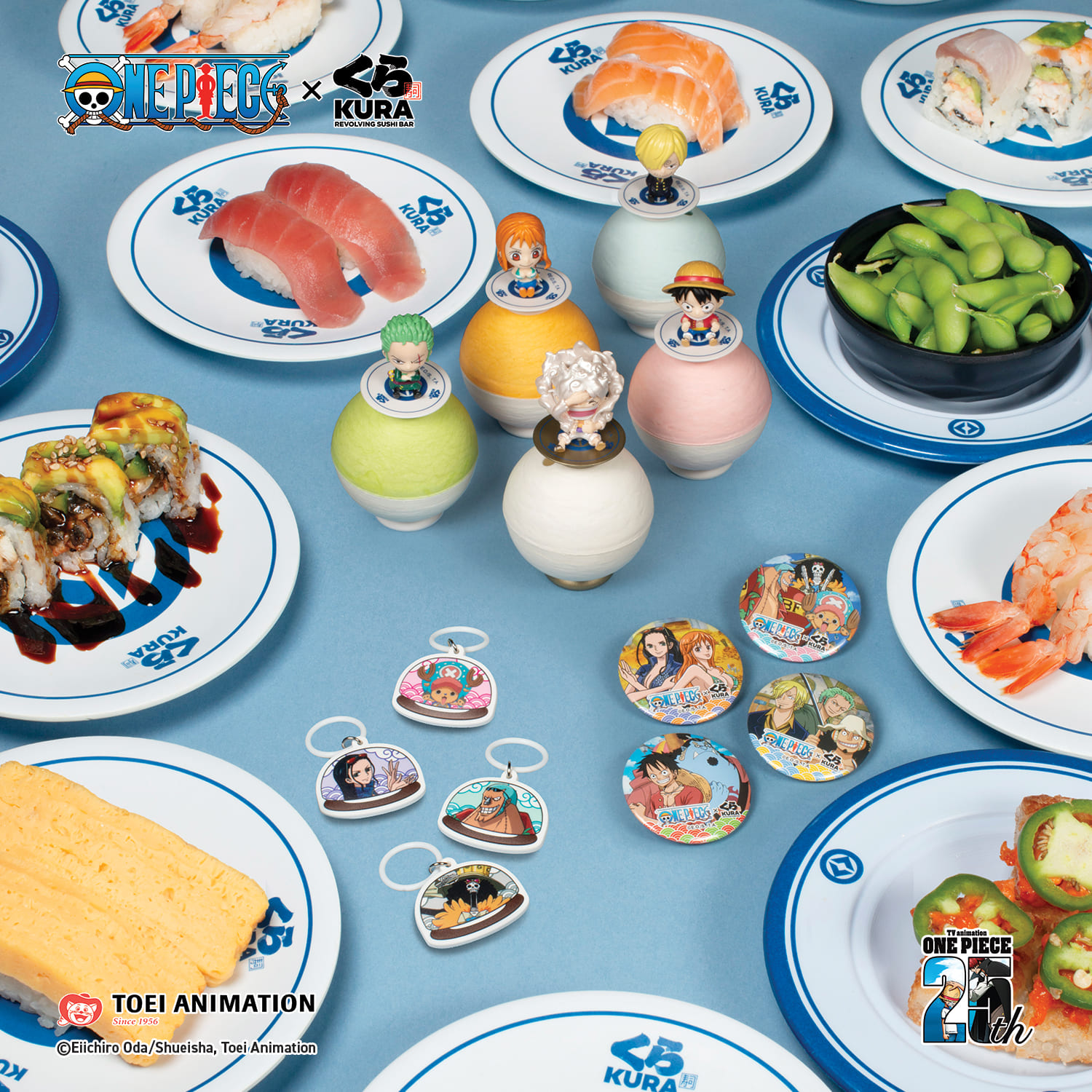 “ONE PIECE” SETS SAIL AT KURA REVOLVING SUSHI BAR